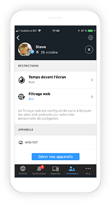 Créez des profils et assignez-leur des appareils​